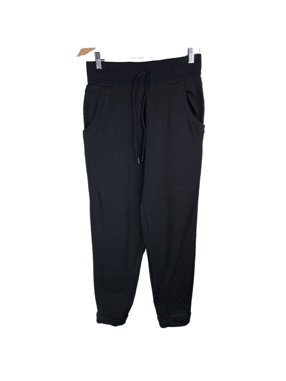 Athleta Jogger Pants XS Drawstring Elastic Waist Pull On Active Athleisure Black